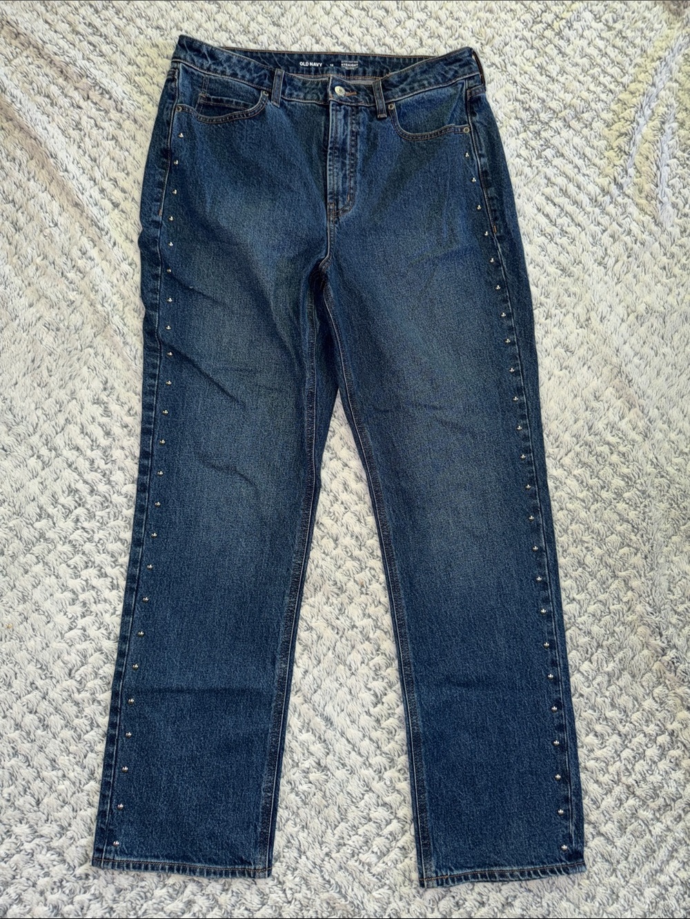 Stud-Trim Women's Jeans
